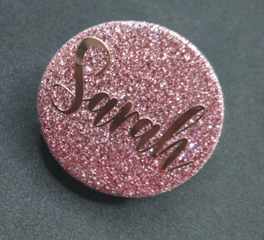 Personalized Round Phone Grip