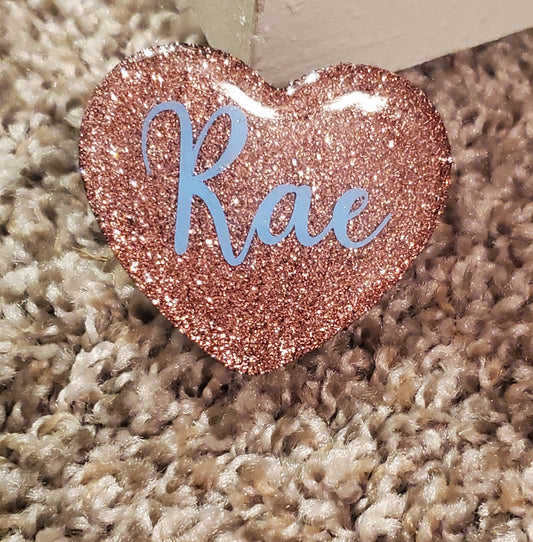 Personalized Heart Phone Grip